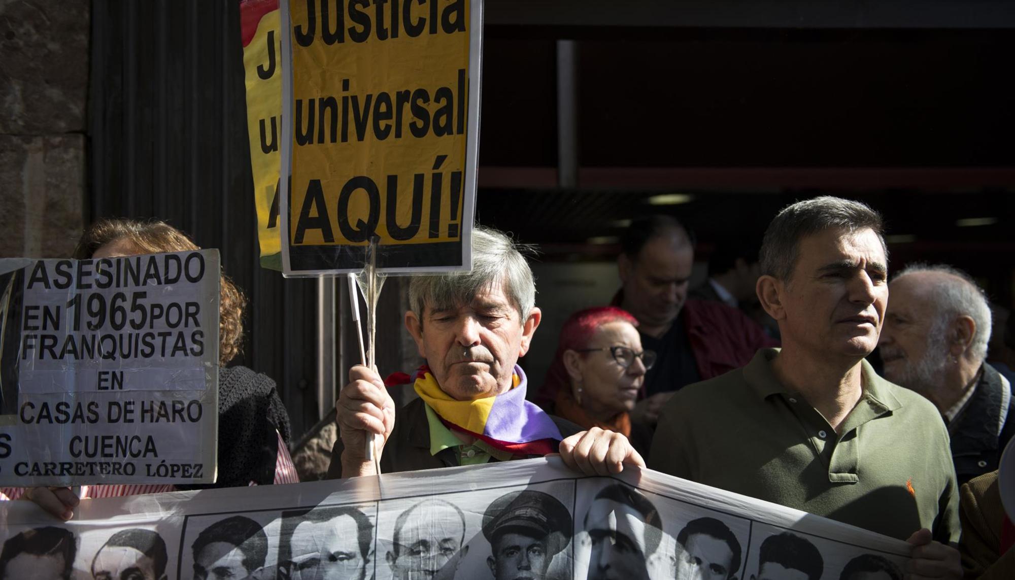 La jueza Servini y victimas del franquismo declaran en la Audiencia Nacional